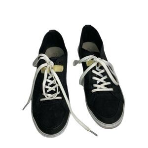 Adidas Black White Low Top Slvr Sneakers Mens 7